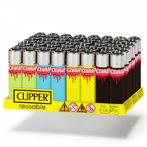 Clipper Lighters - Packwraps Drip Lighters - 48ct Display